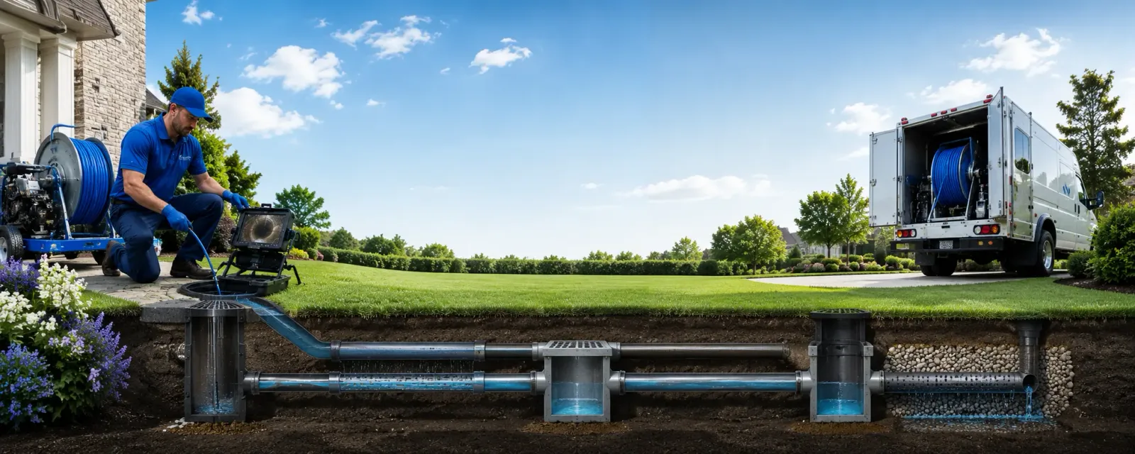 Outdoor drain cleaning information for Thorpe, WV